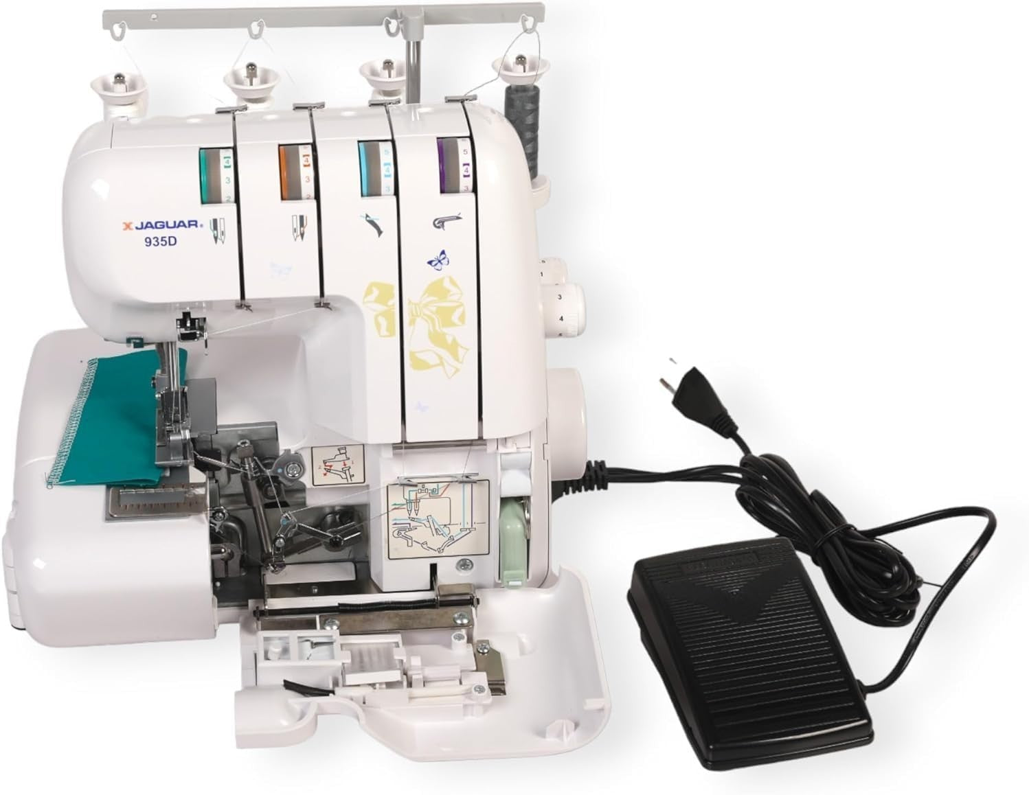 Overlocker Serger Sewing Machine 2 3 4 Thread Differential Feed Kit
