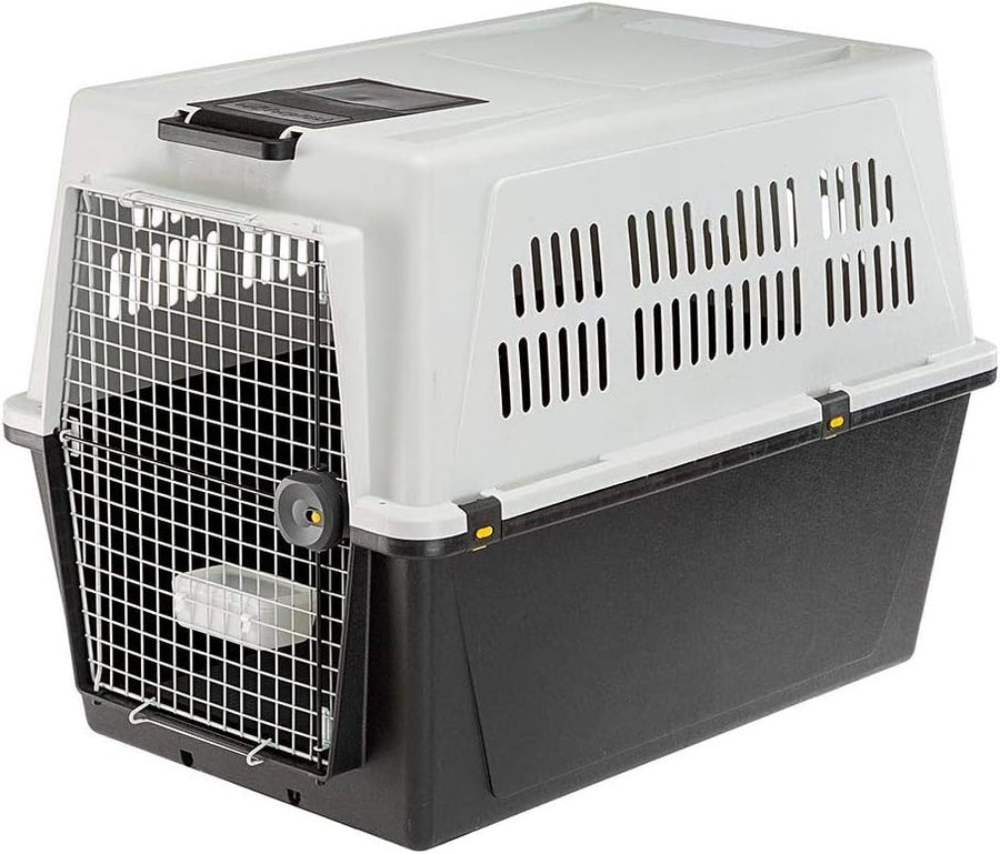 Large Dog Travel Kennel 101x68.5x75.5cm Durable Lockable Plastic Crate
