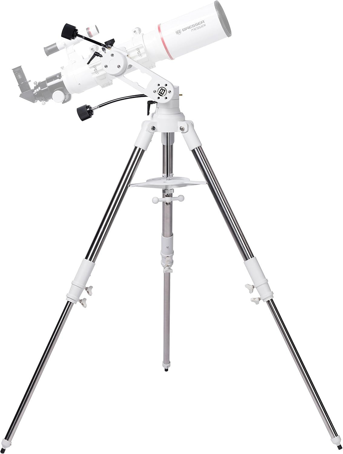Heavy-Duty Altazimuth Telescope Mount with Steel Tripod – Smooth Control