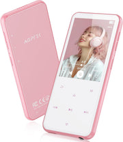 64GB MP3 Player Bluetooth 5.3 2.4" Screen FM Speaker Pink