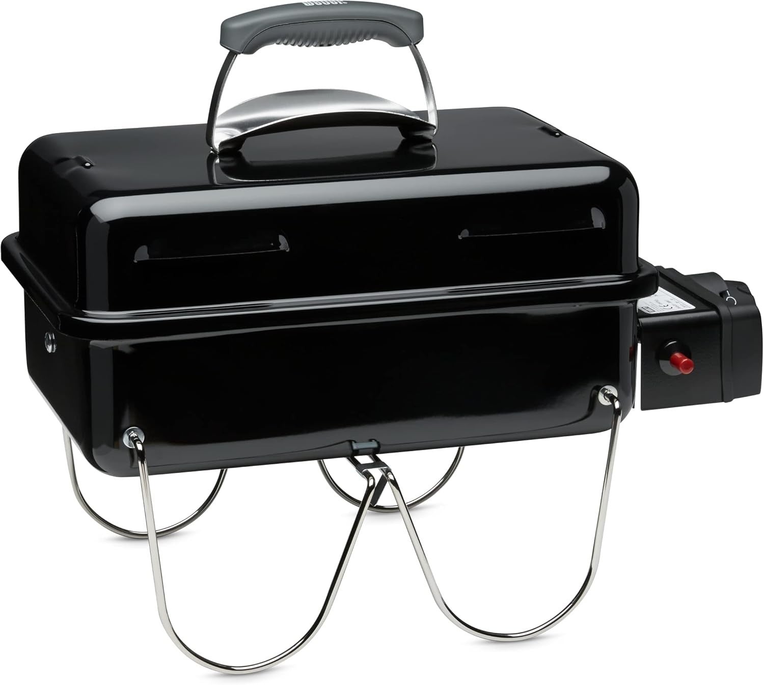 Portable Gas BBQ Grill with Push Ignition – Compact Folding Travel Barbecue