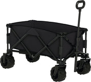 Extra Large 140L Folding Trolley Cart Big Wheels Outdoor Utility Wagon