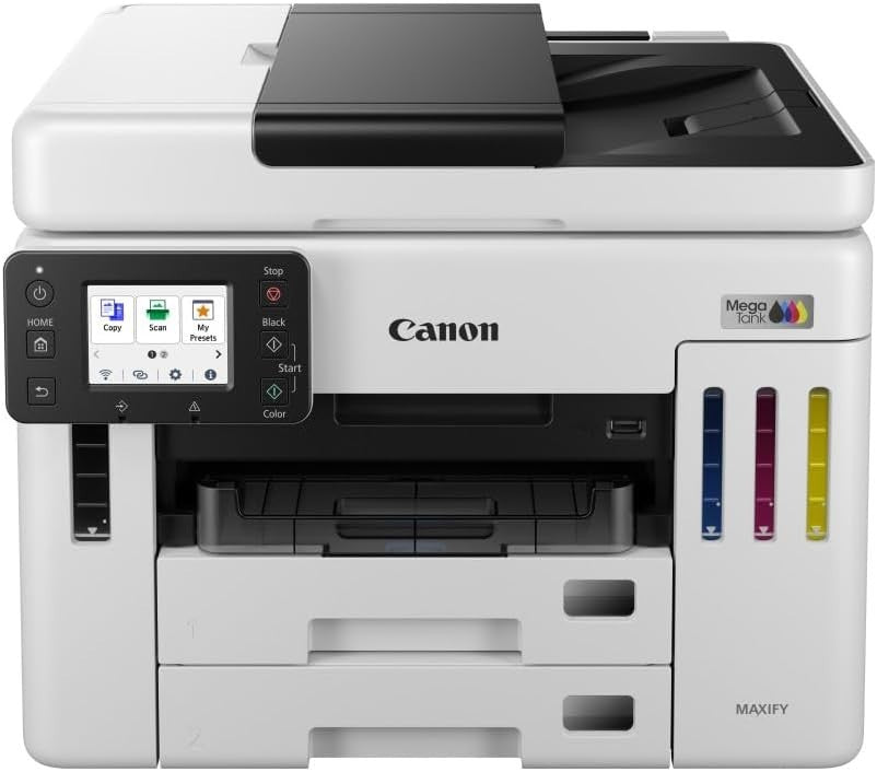 MegaTank Colour Printer | High-Speed Wi-Fi Ethernet USB Office A4