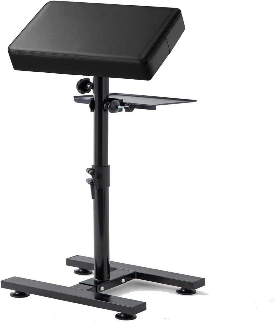 Tattoo Armrest Stand Adjustable Height Tilt Padded Support with Storage Board