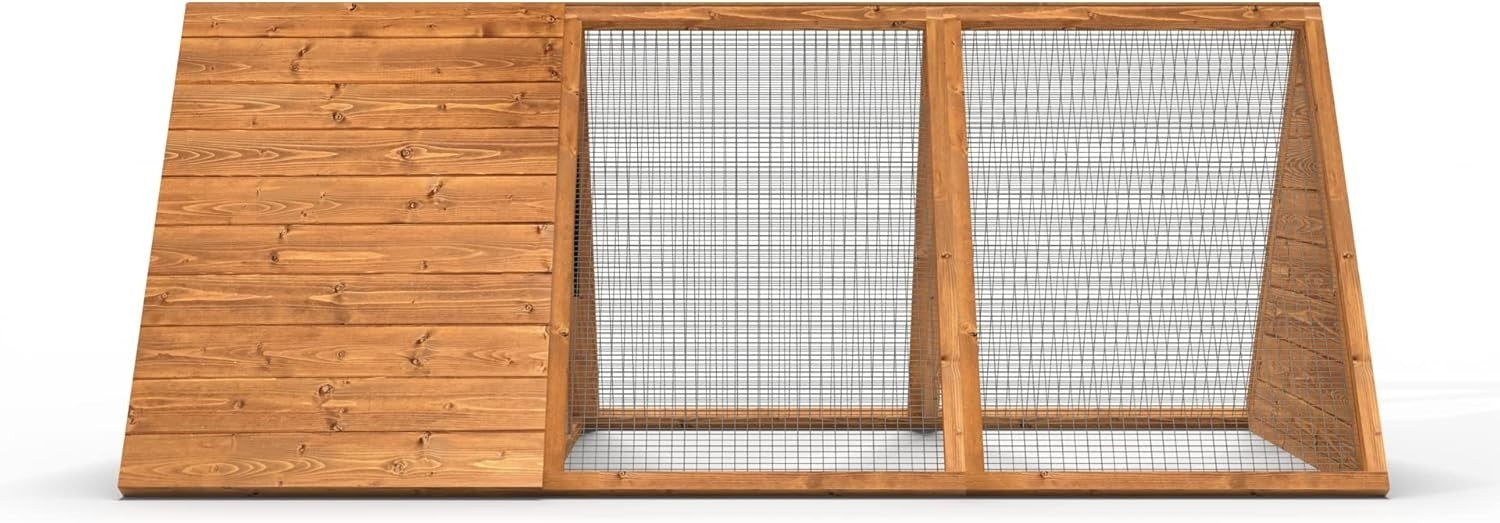 6ft Wooden Chicken Ark Coop Large Hen House Run