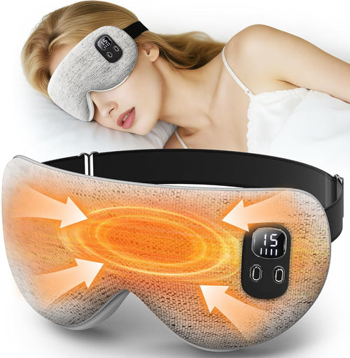 Cordless Heated Eye Mask Dry Eye Relief Sleep Blackout