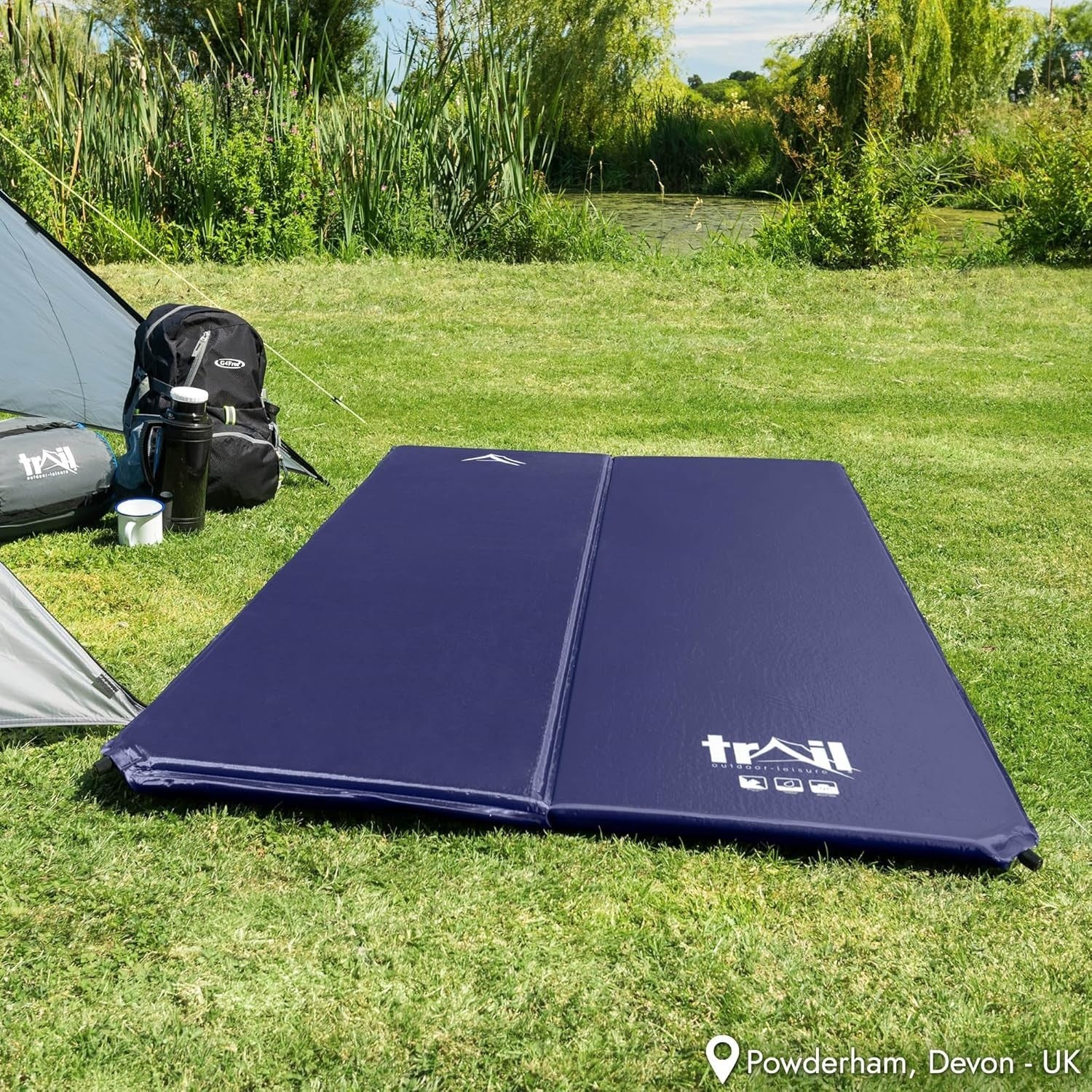 Double Self-Inflating Camping Mat – Lightweight, Waterproof, Portable 2.5cm