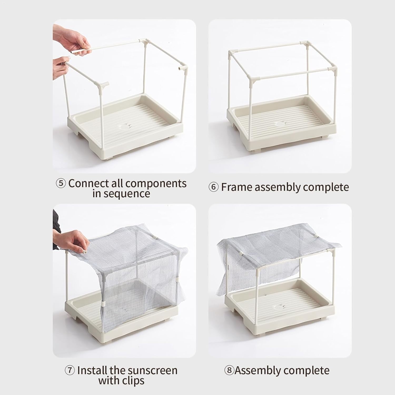 Mini Indoor Greenhouse Box 35x27x7cm Frost Protector for Balcony & Plants