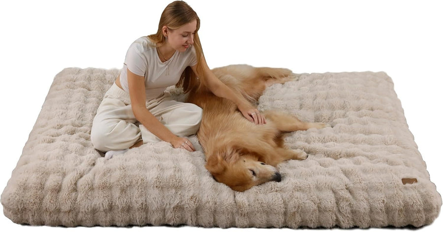 XXXXL Calming Dog Bed 200x130x18cm Washable Anti Slip
