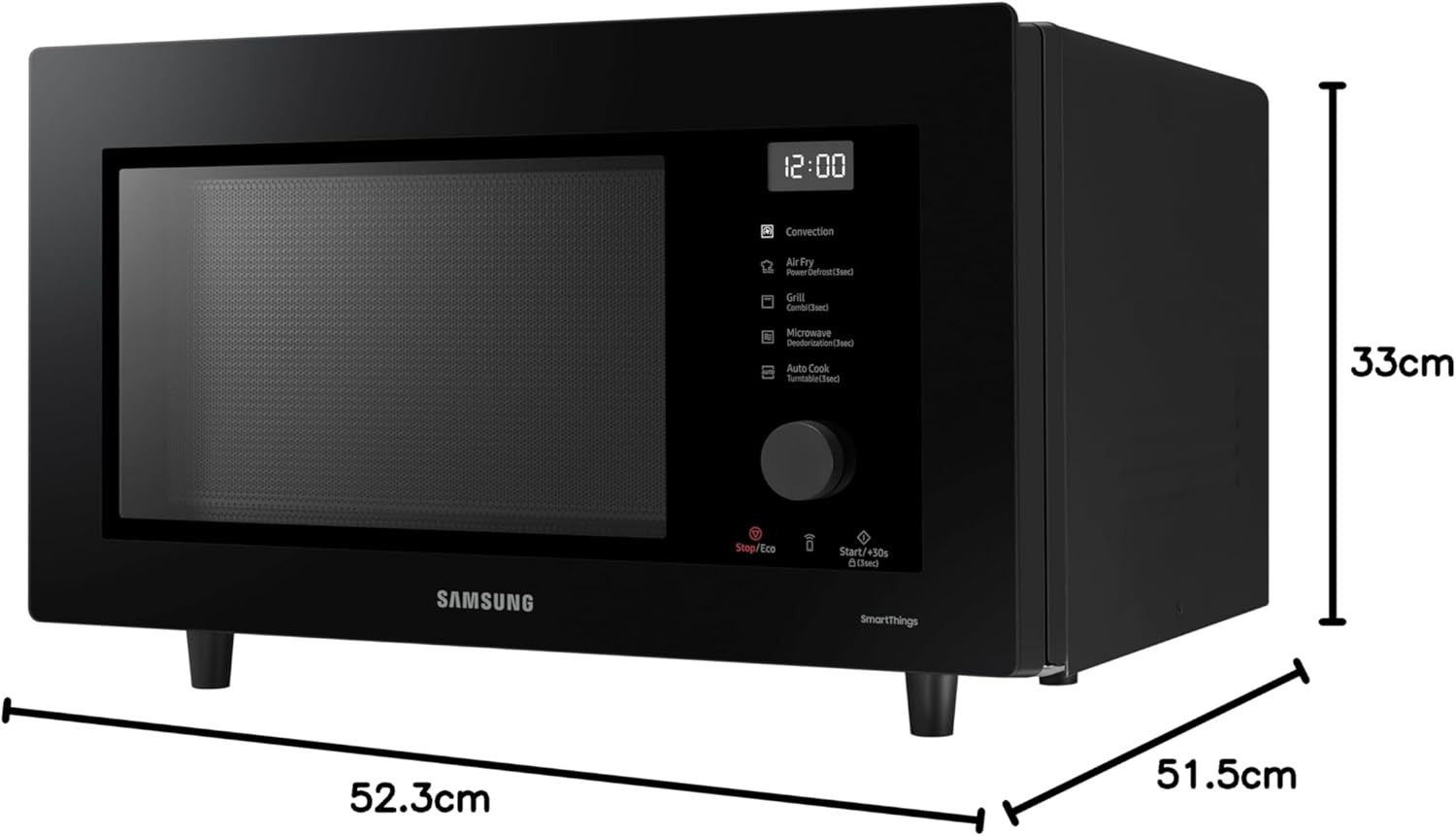 32L 900W Combination Microwave Oven Air Fry Grill Convection Kitchen