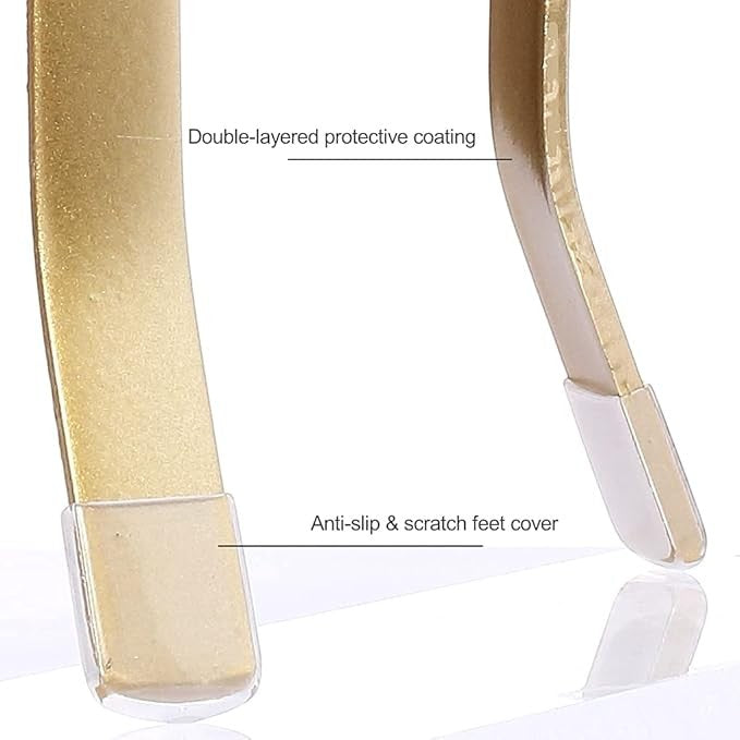 Adjustable Gold Metal Plant Stand Indoor Outdoor Fits 8–12 Inch Flower Pots