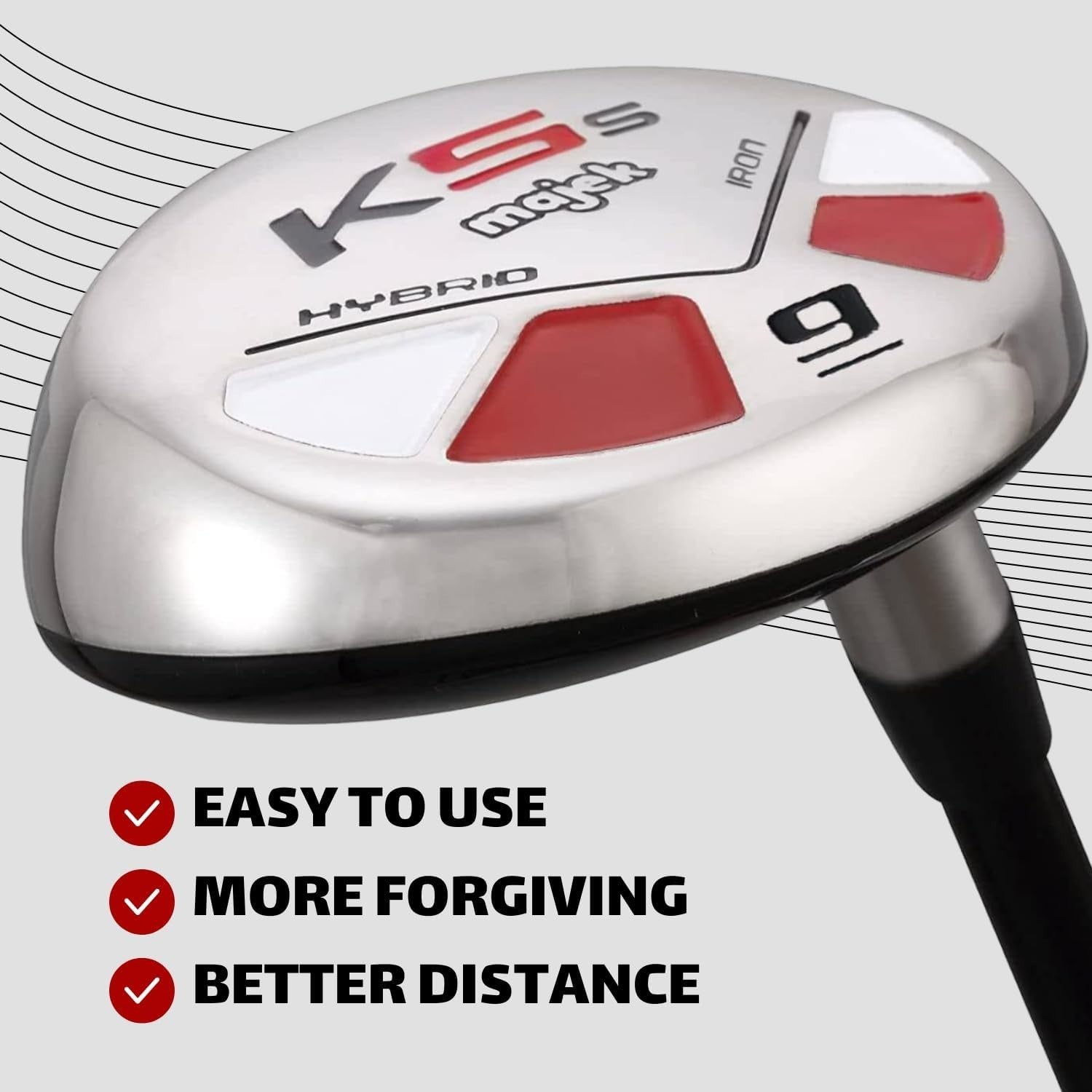 Senior Hybrid Utility #9 Right Hand 37° Easy Hit High Launch Graphite