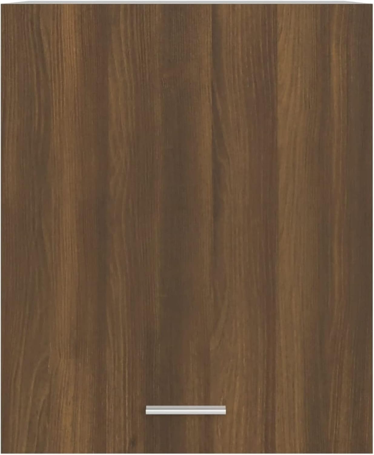 Lockable Kitchen & Bathroom Wall Cabinet with Shelves, Brown Oak 50x31x60cm