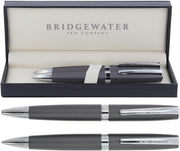 Executive Ballpoint Pen & Mechanical Pencil Gift Set Grey
