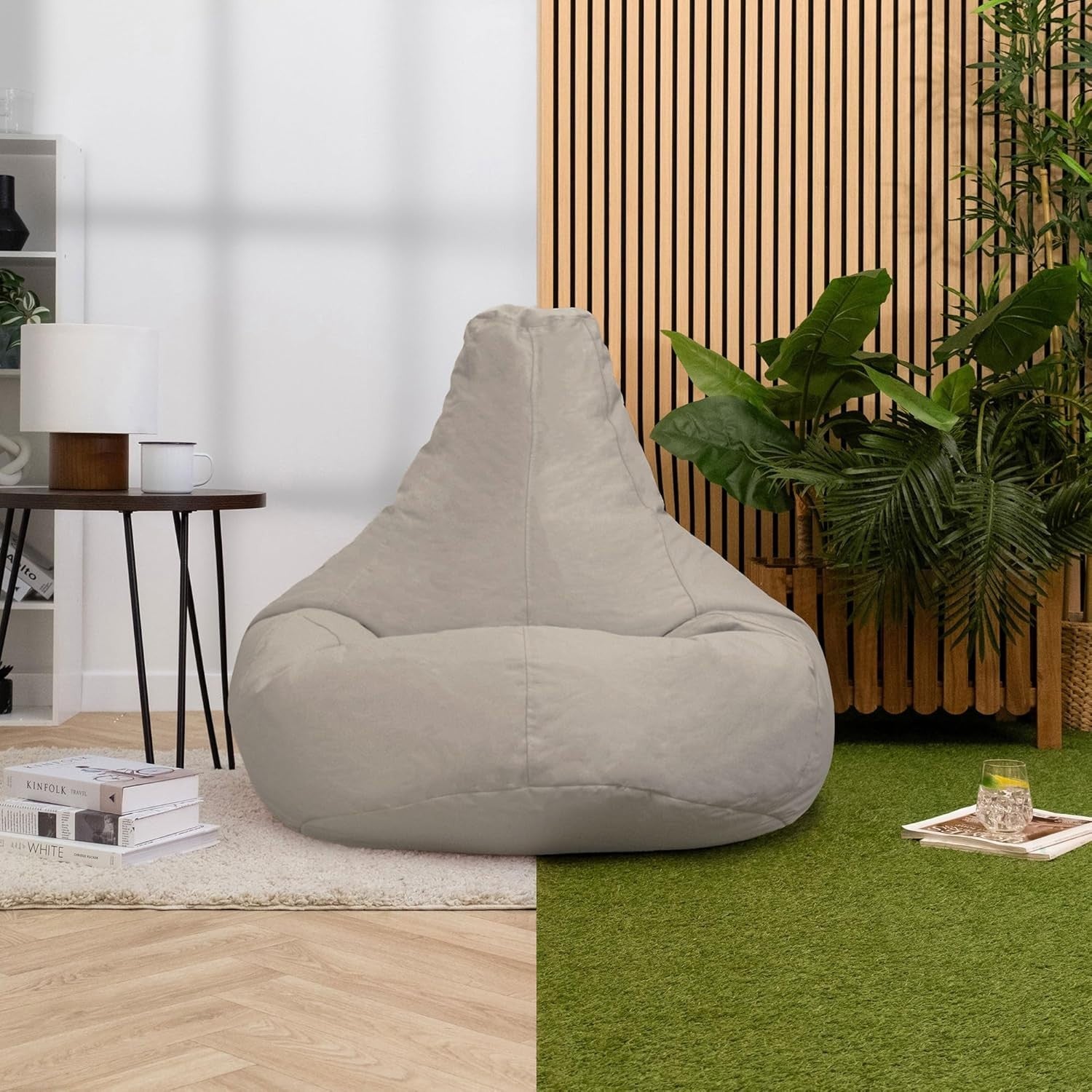 Waterproof Outdoor Bean Bag Chair Recliner Seat Garden Gaming Lounger