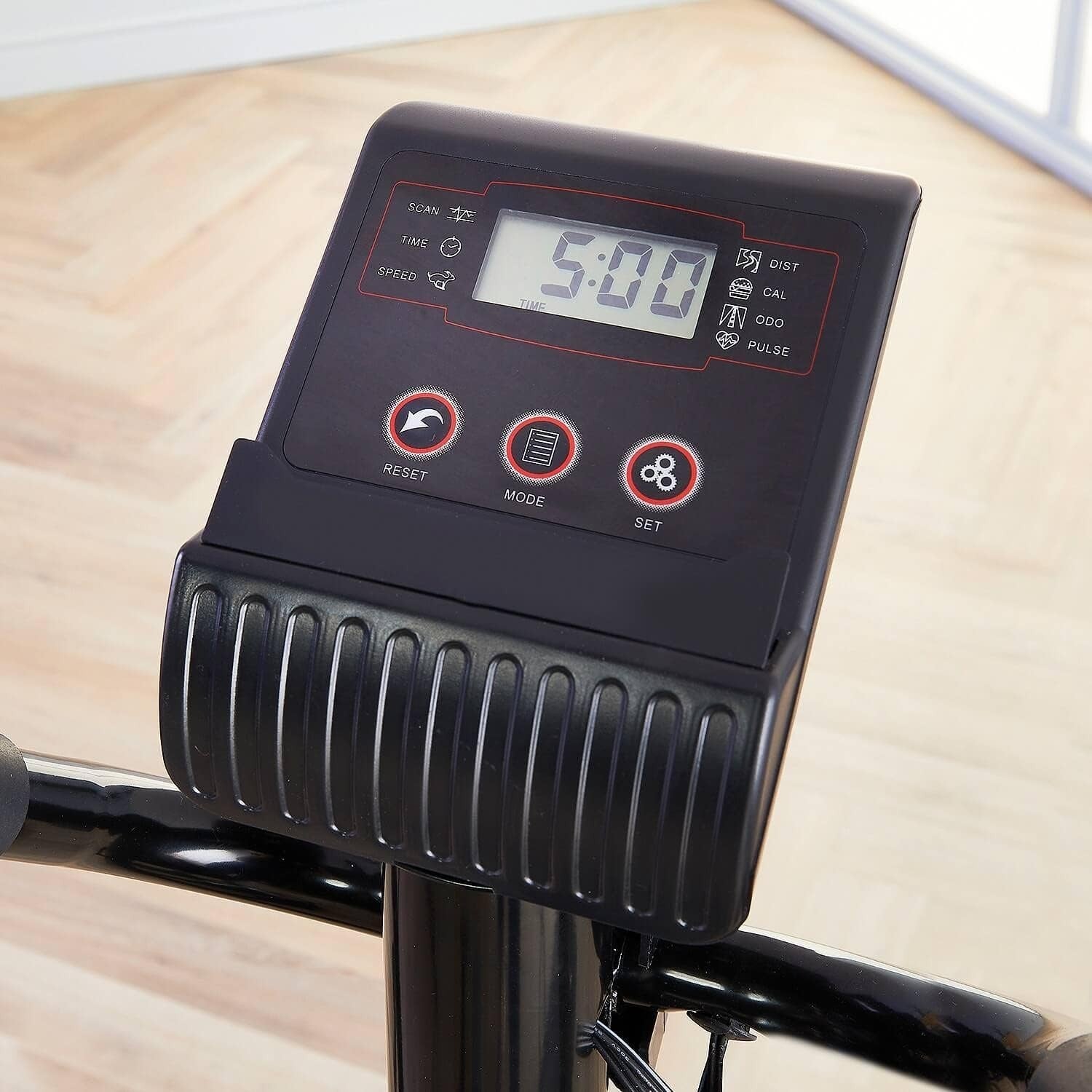 Magnetic Cross Trainer Manual Elliptical Home Gym Heart Rate Monitor