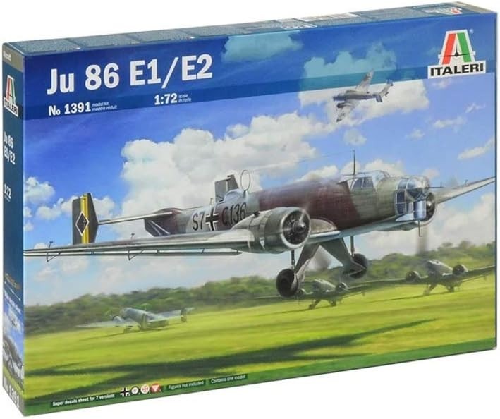 1:72 Ju 86E German Bomber WWII Model Kit - Detailed Scale Replica Plane