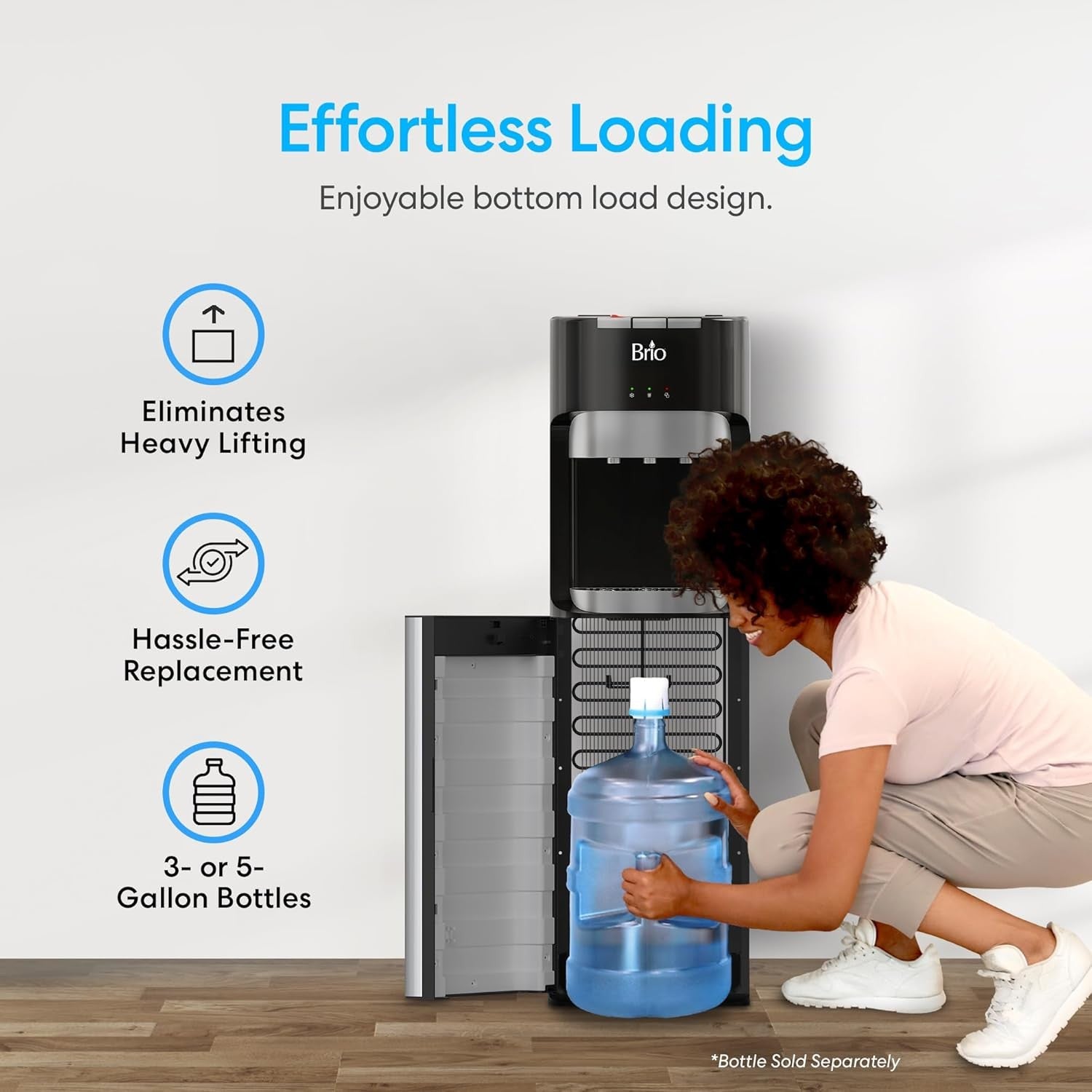 Bottom Loading Water Dispenser Hot Cold Cool Floor Standing