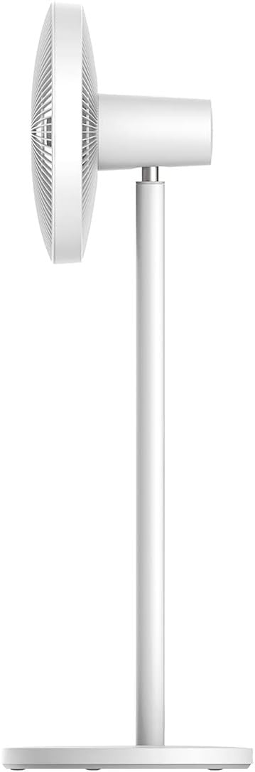 Smart Quiet Standing Fan – 5-Blade Rechargeable WiFi App Control Air Circulator