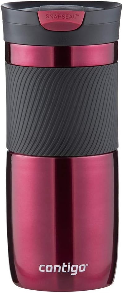 Insulated Travel Mug 470ml Vivid Pink Leakproof Thermal Cup