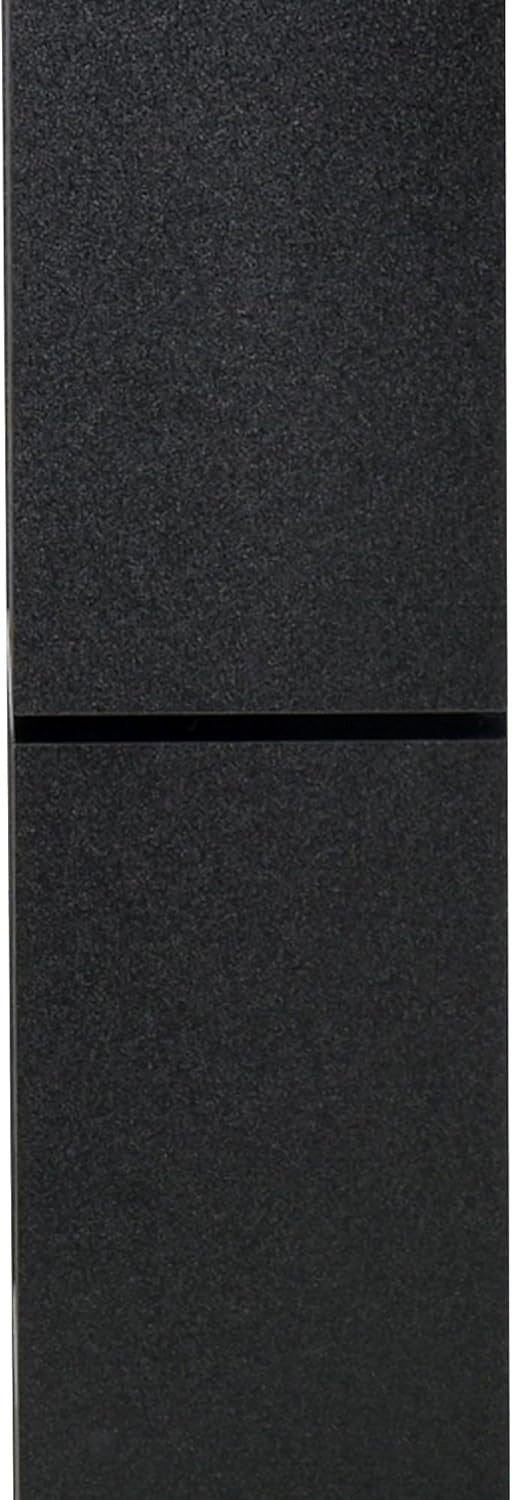 Modern 8-Cube Tall Bookcase Room Divider – Freestanding Storage Shelf Black