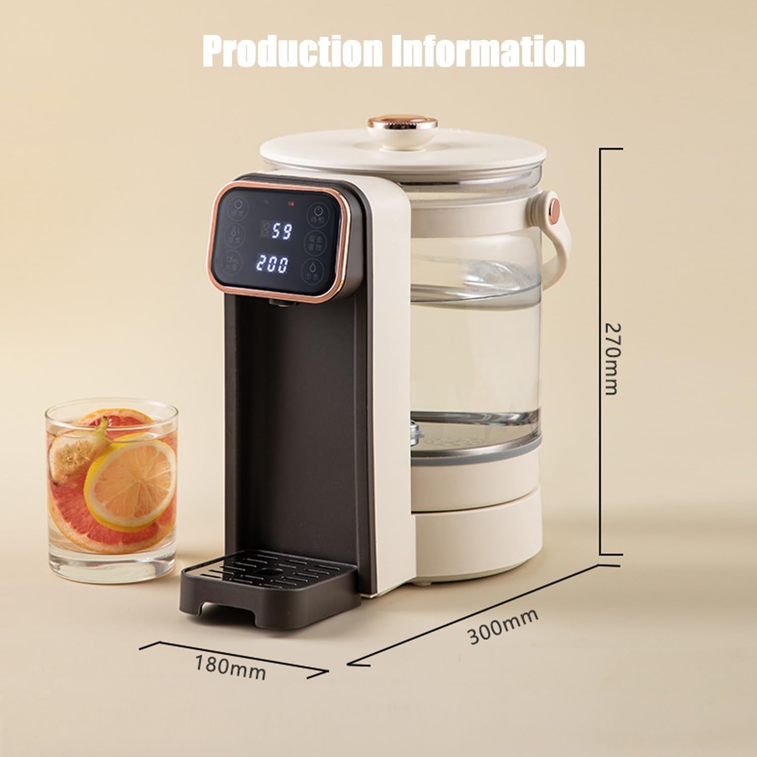 Baby Bottle Water Warmer Dispenser 3L Electric Kettle Precise Thermostat
