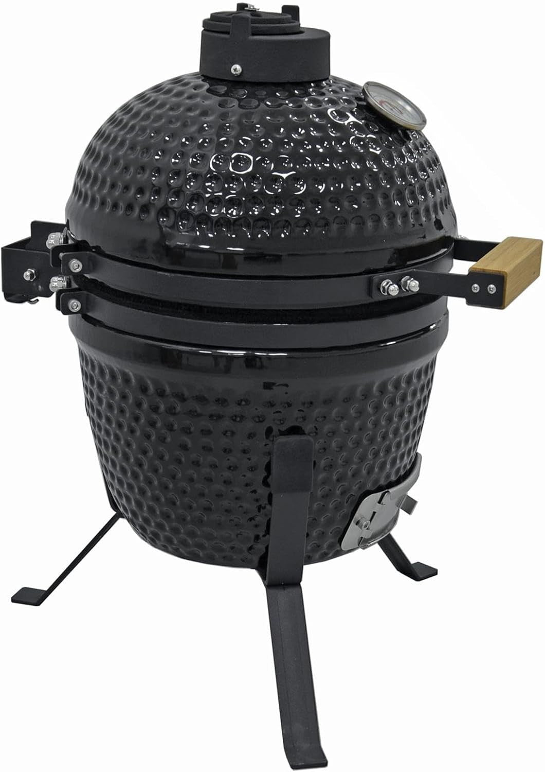 13" Ceramic Kamado Charcoal BBQ Grill Mini Egg Smoker Oven with Stand Outdoor