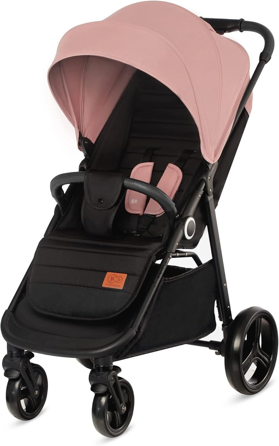 Baby Pushchair Stroller from Birth to 22kg One Hand Fold Lie Flat Pink