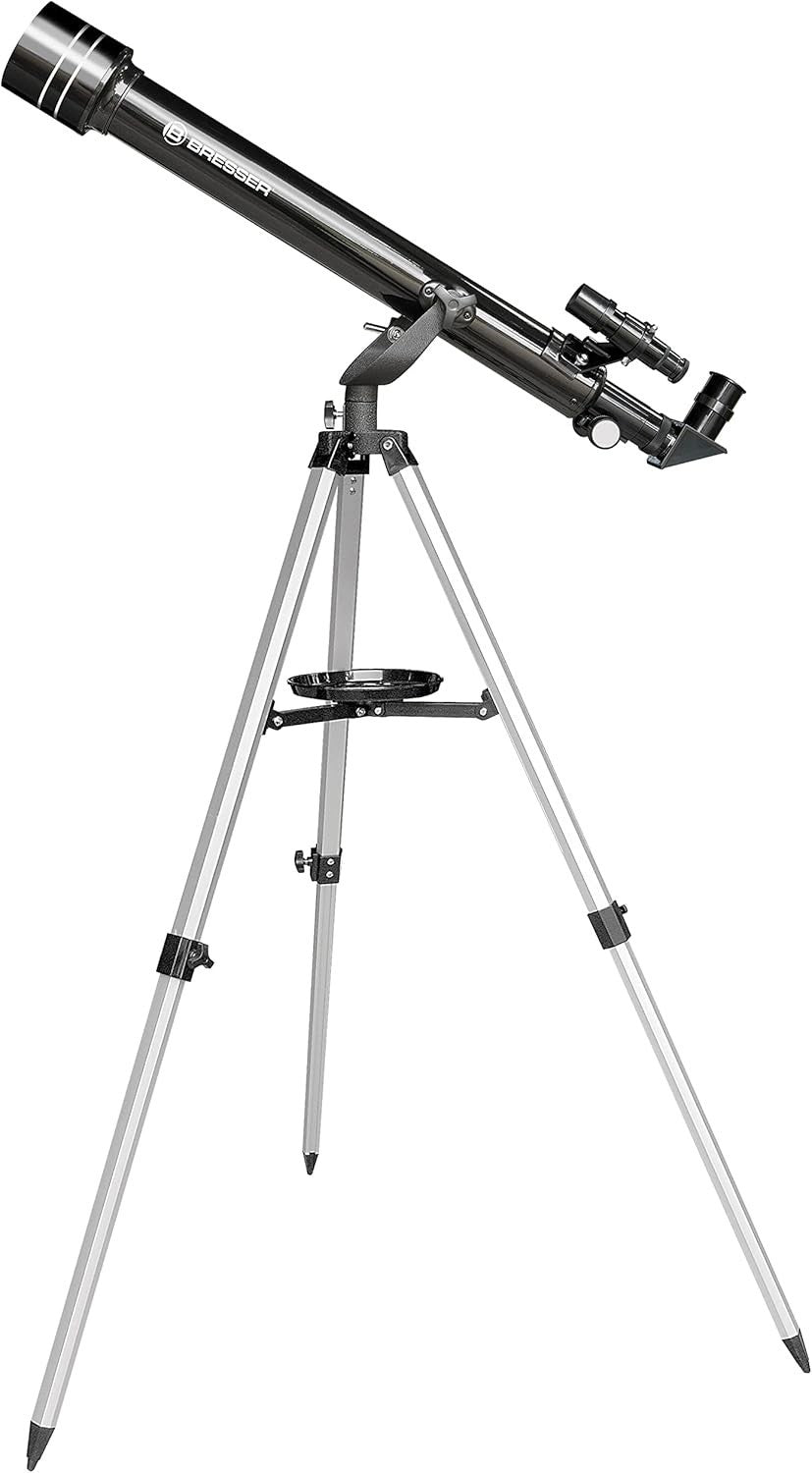 60/700 Refractor Telescope AZ Mount w/ Tripod, Carry Case & Accessories