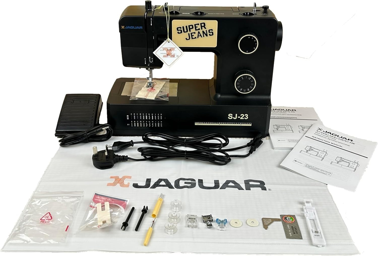 Heavy Duty Sewing Machine 23 Stitch Auto Threader Denim LED Light