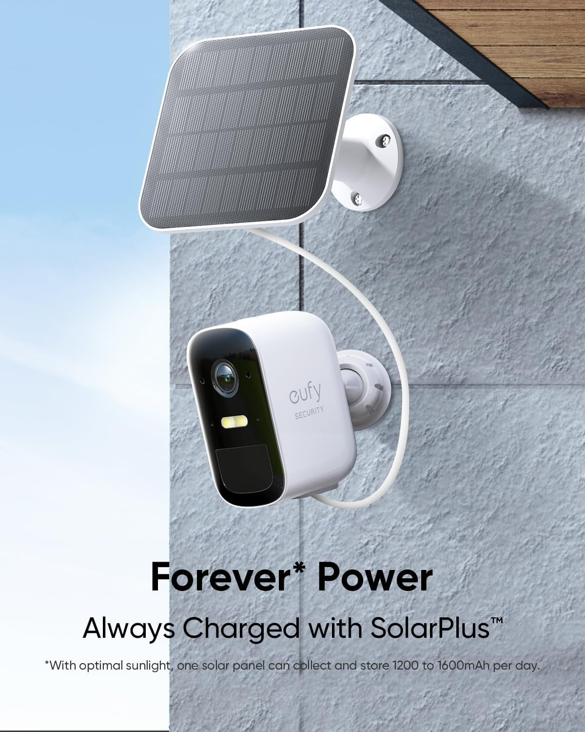 2K Solar Security Camera System Wireless 180 Day Battery No Fee