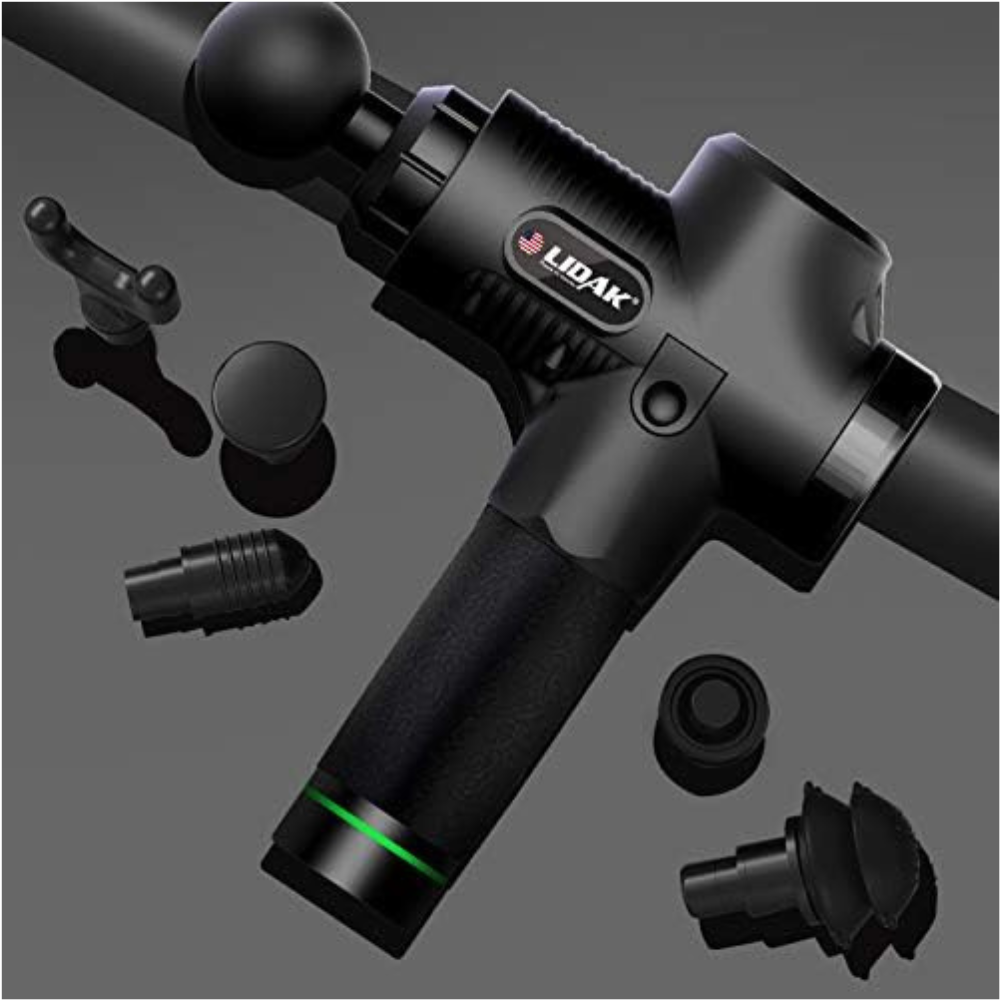 Deep Tissue Massage Gun 30 Speed Muscle Relief +6 Heads Quiet & Powerful