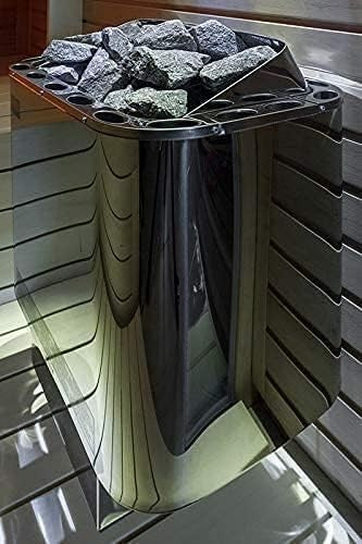 Electric Sauna Heater 3–9KW Stainless Steel Wet Dry Stove w/ Digital Controller