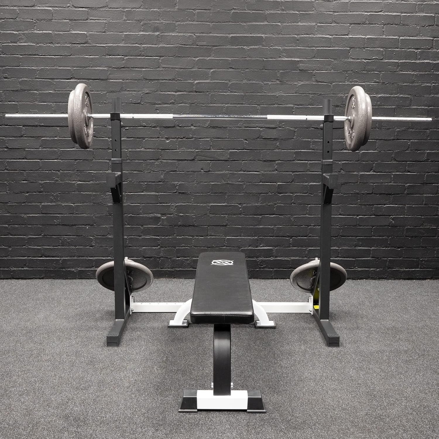 Heavy Duty Flat Weight Bench 300kg Thick Padded Home Gym Press