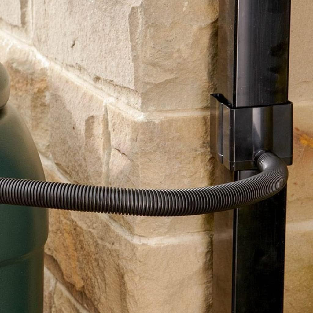 100L Grey RainSaver Water Butt Kit with Stand, Tap & Diverter