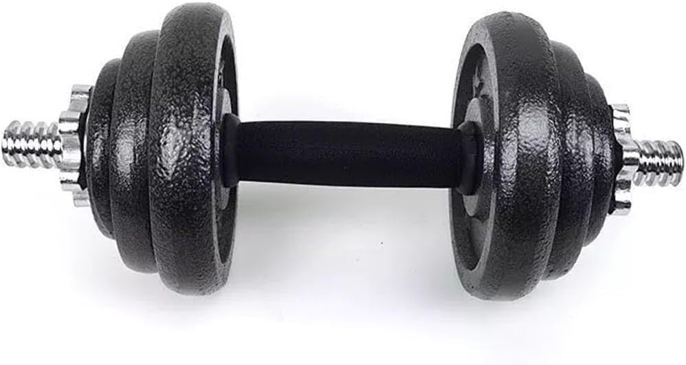 Adjustable Cast Iron Dumbbell Barbell Set 15–50kg Non Slip Home Gym