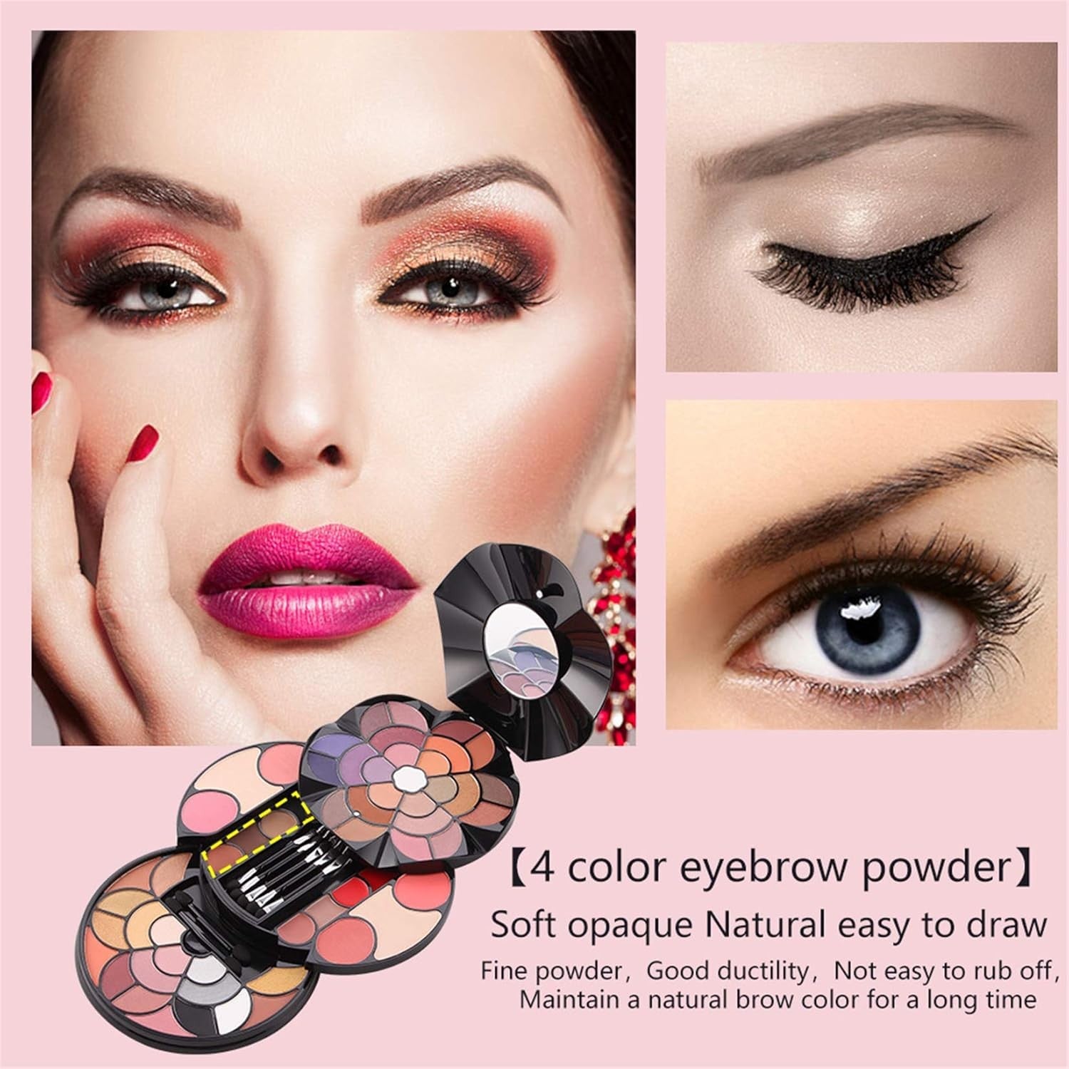 All In One Makeup Set Full Kit Palette Lipstick