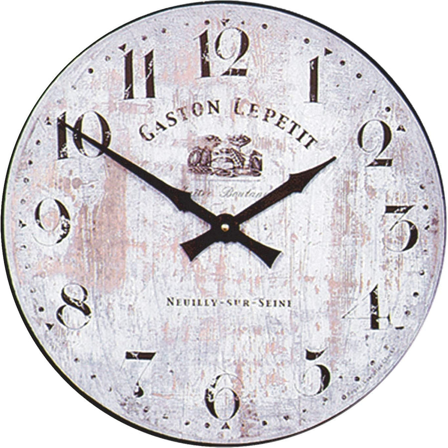 36cm Vintage French Style Wall Clock Silent Quartz Rustic Kitchen Home Decor