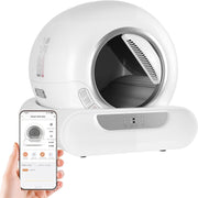 Self Cleaning Cat Litter Box App Control Smart Auto Odor Removal XL