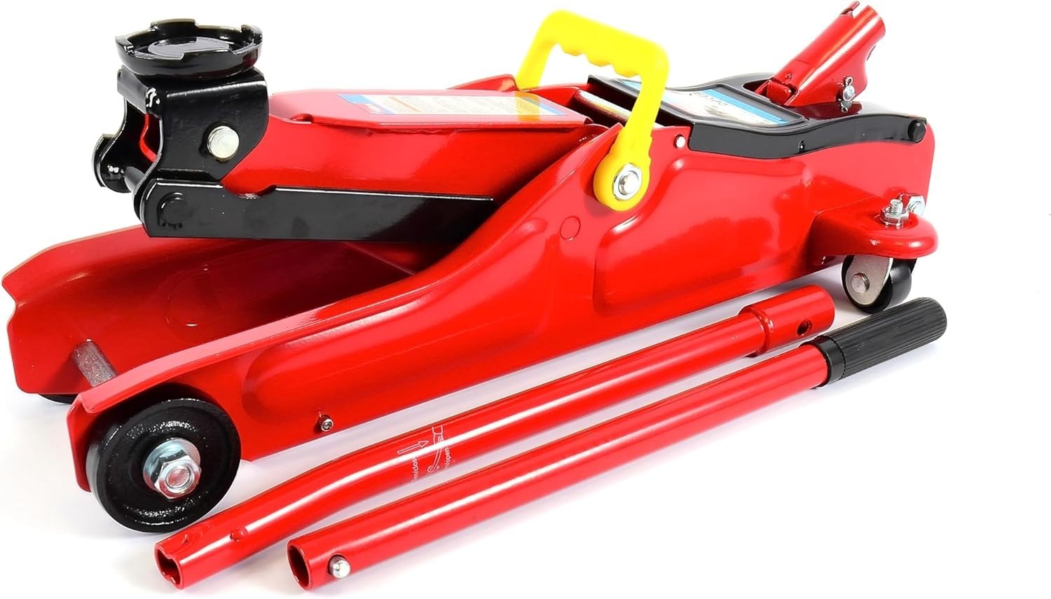2 Ton Low Profile Hydraulic Trolley Jack 85–330mm Heavy Duty Car Lift Red