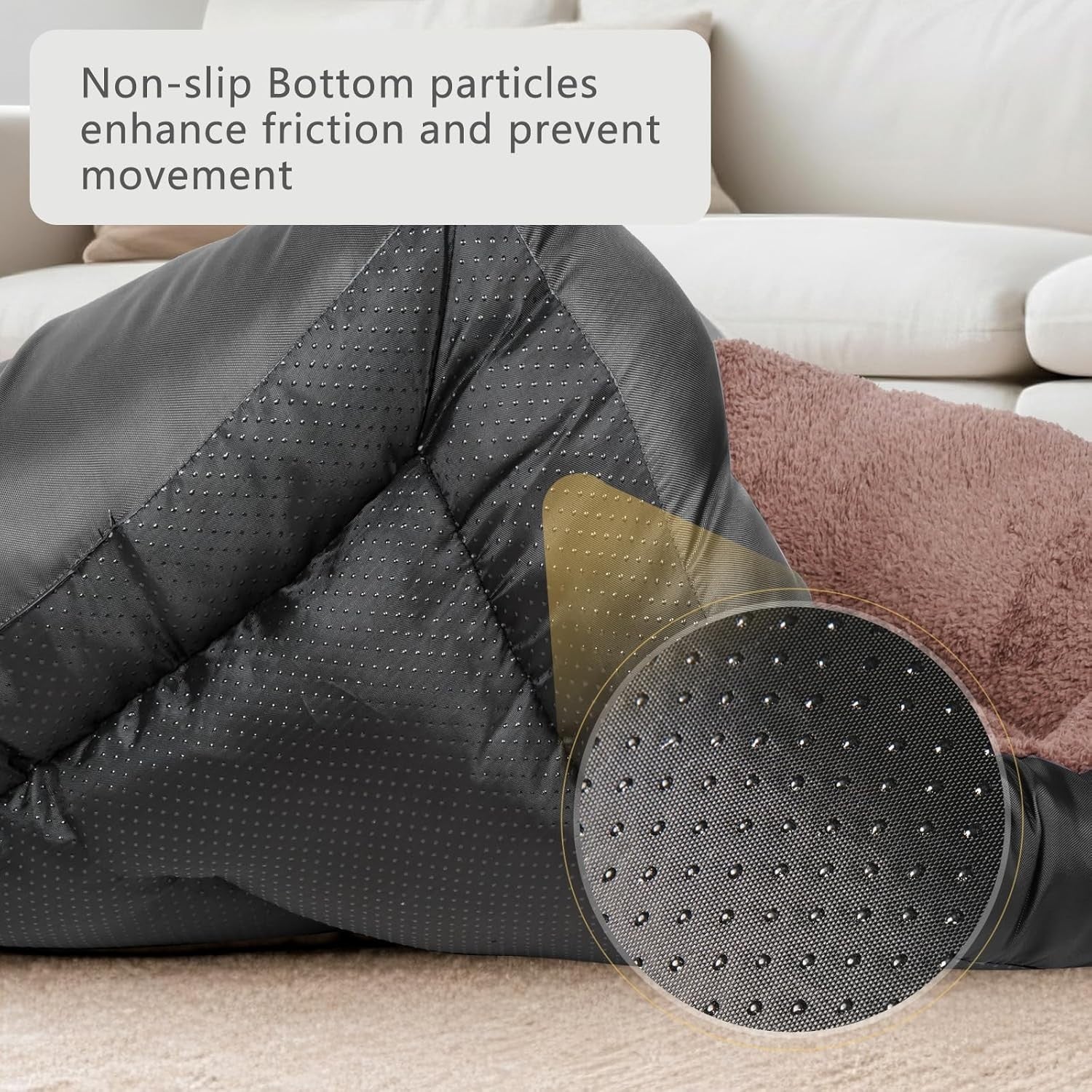 Extra Large Dog Bed 110x90x22cm Washable Calming Non Slip
