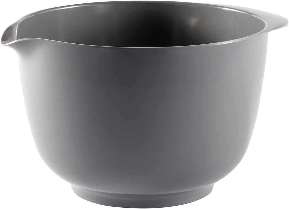 2L Gray Mixing Bowl – Non-Slip, BPA-Free, Dishwasher Safe, Heat Resistant