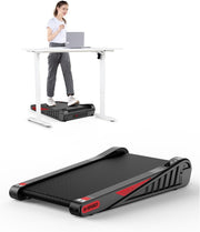 Under Desk Walking Pad Treadmill 2.5HP Incline 1-6KM/H Home Office
