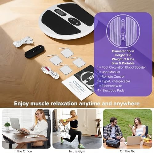 EMS TENS Foot Circulation Stimulator Pain Relief & Neuropathy Therapy