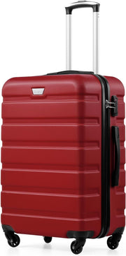 24 Inch Medium Suitcase Lightweight Hard Shell TSA Lock Spinner Wheels