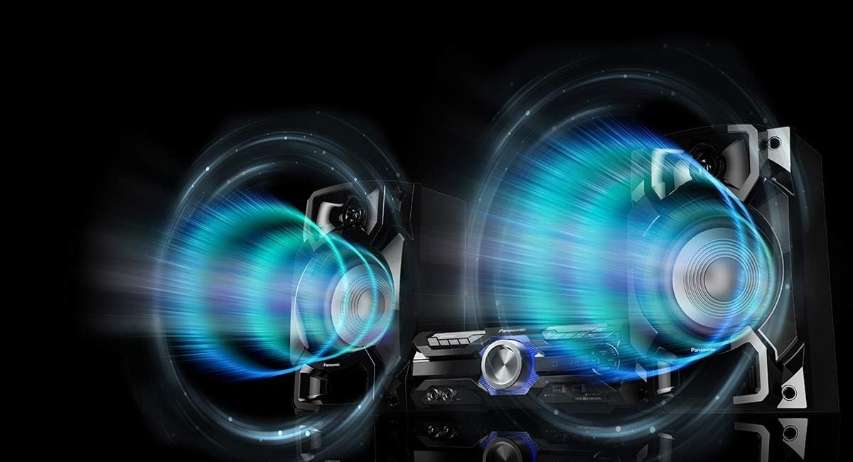 650W Bluetooth Hi-Fi System | Karaoke, D.Bass, LED Lights, Dual Mic Inputs
