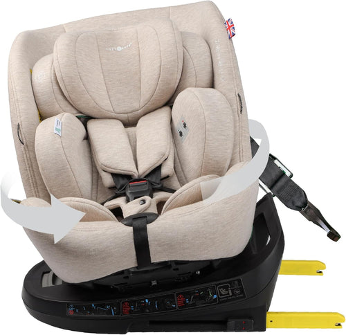 360° Spin i-Size Car Seat ISOFIX Birth–12 Years 40–150cm Side