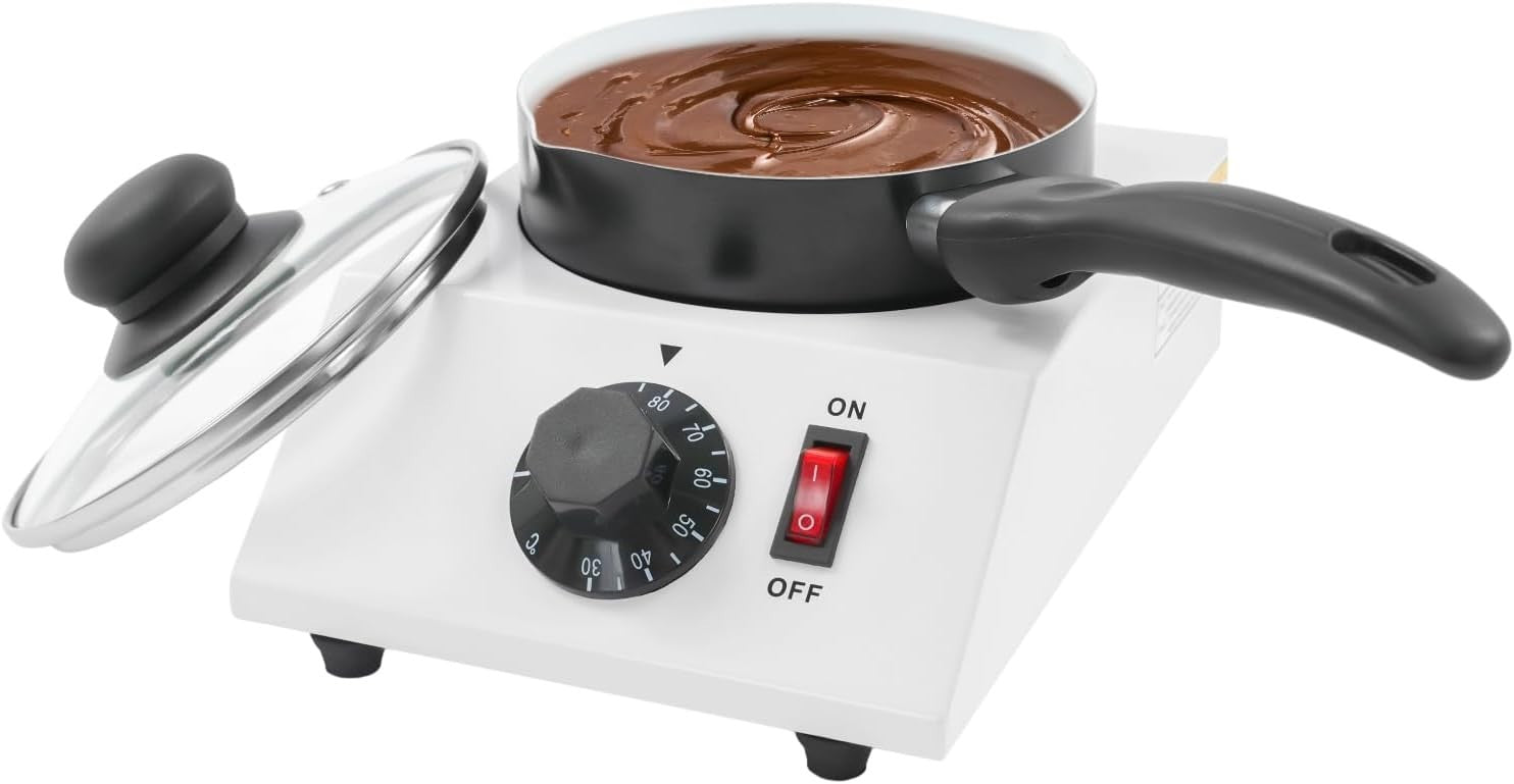Electric Chocolate Melting Pot 1kg Tempering Machine Fondue Warmer