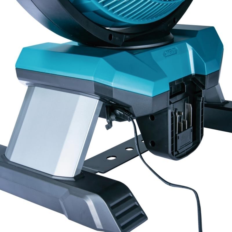 40V Max Portable Jobsite Fan – 3-Speed AC/DC Adjustable Tilt Heavy Duty Blue
