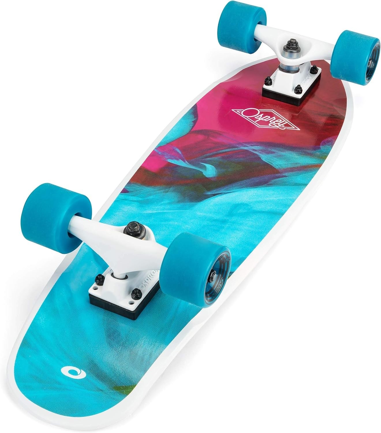 26in Cruiser Skateboard Complete Maple Single Kick Smooth Ride